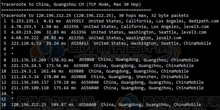 DediPath美国VPS洛杉矶机房评测